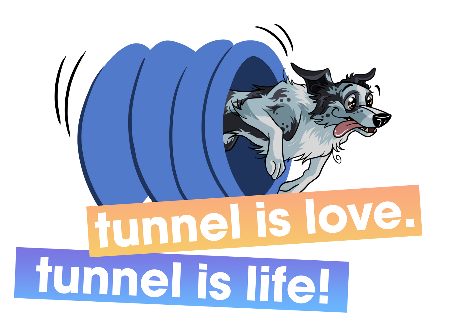 Agilitytunnel mit Kletterer - Adrenalingeladene Herausforderung für Hundesportler