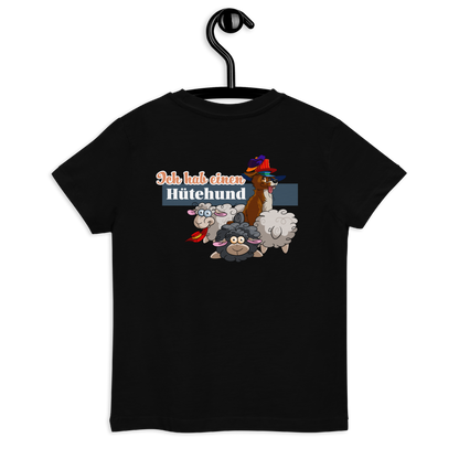 Niedliches Bio Kids-T-Shirt "Hütehunde" von Klexgetier mit süßem Cartoon-Motiv