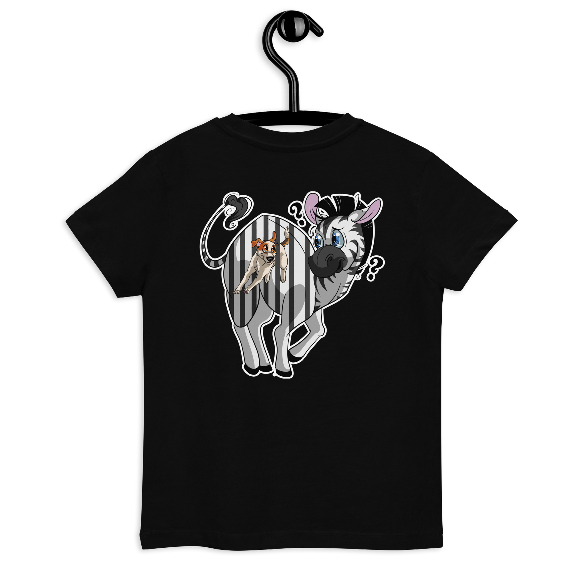 Bio Kids-T-Shirt "Zebra" - Lustiges Zebra-Motiv mit modischem Design für aktive Kinder