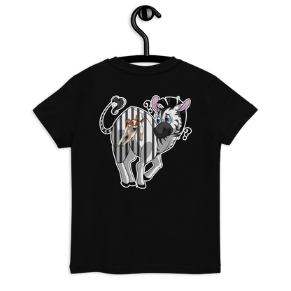 Bio Kids-T-Shirt "Zebra" - Lustiges Zebra-Motiv mit modischem Design für aktive Kinder