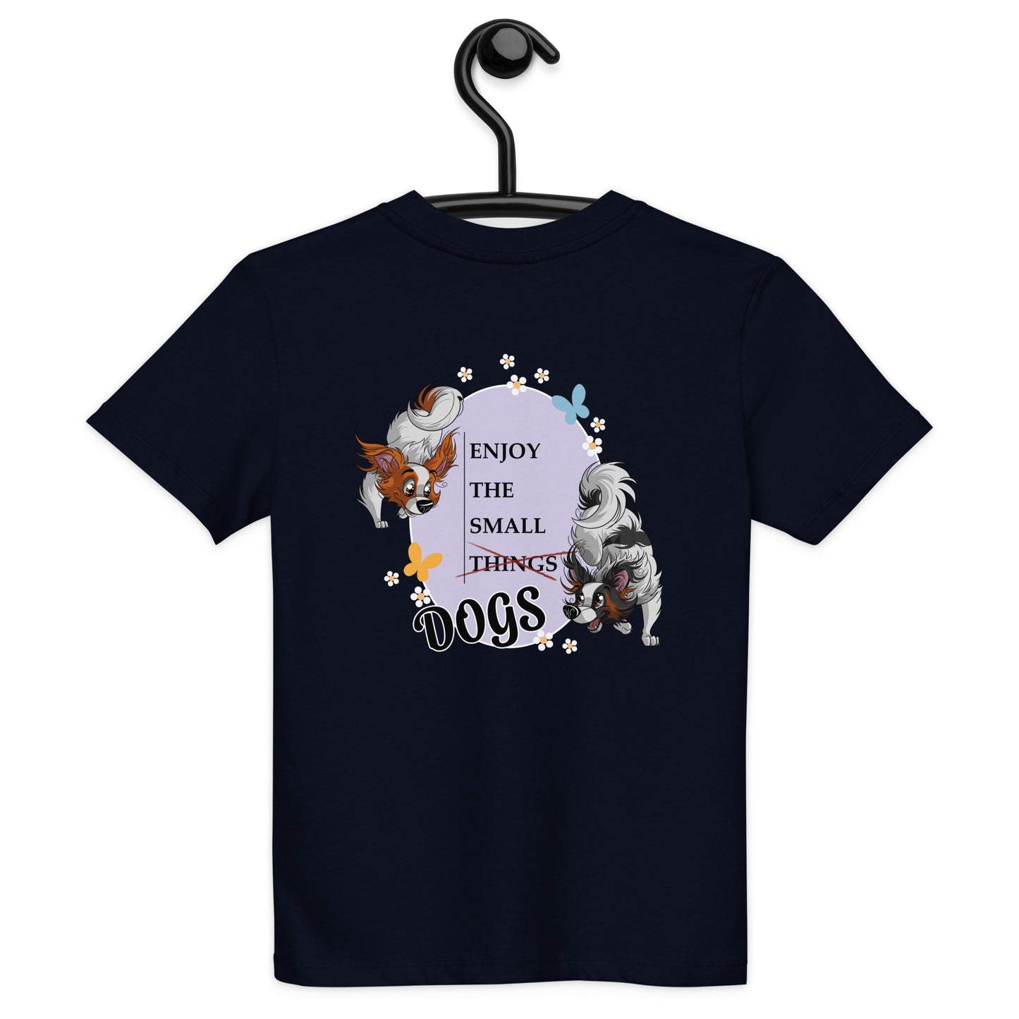 Bio Kids-T-Shirt "Enjoy the Small Things - Dogs"