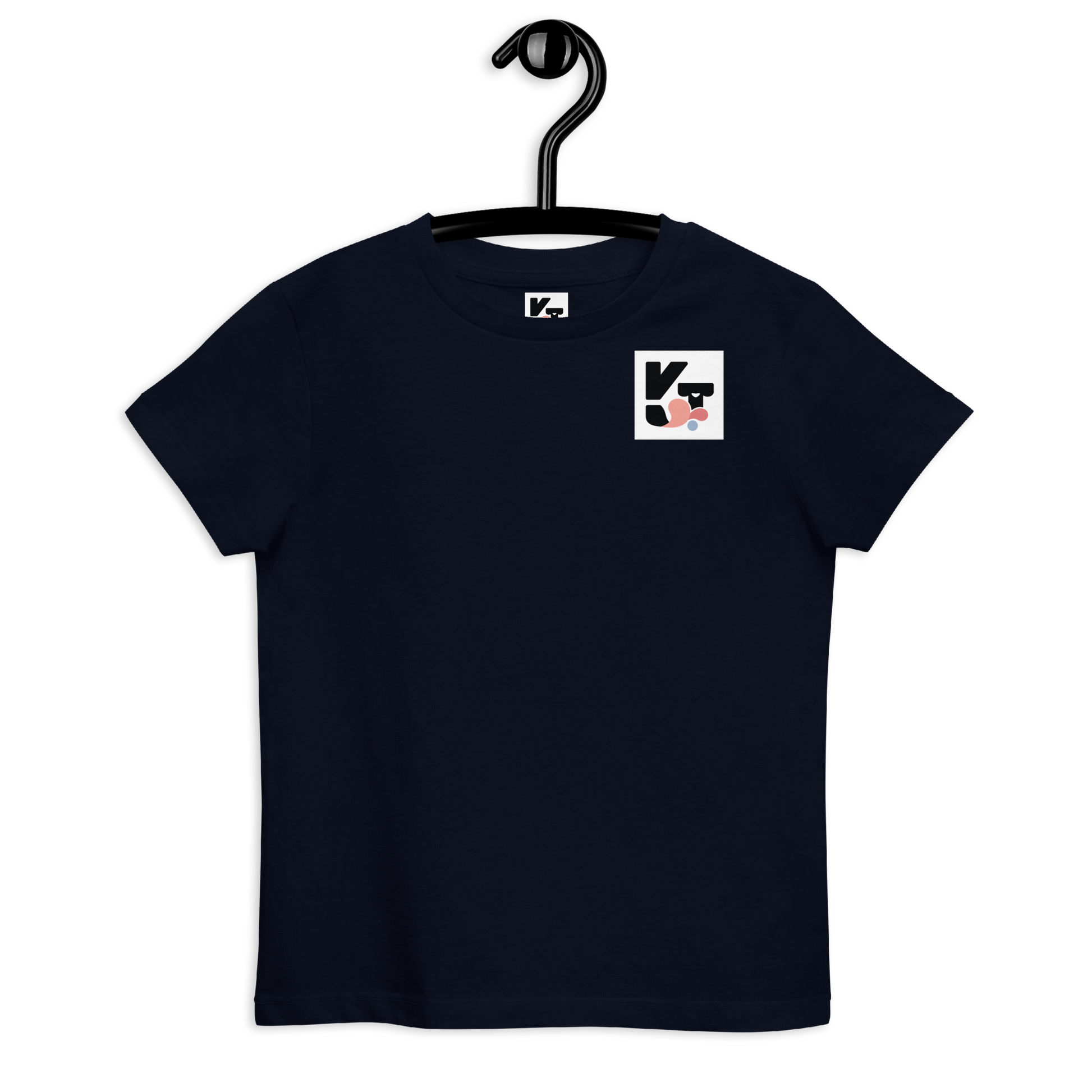 Bio Kids-T-Shirt "Hütehunde" – Schwarzes Kurzarm-T-Shirt mit Grafik von Klexgetier, dem Webshop für Hundeliebhaber und Sportbegeisterte.