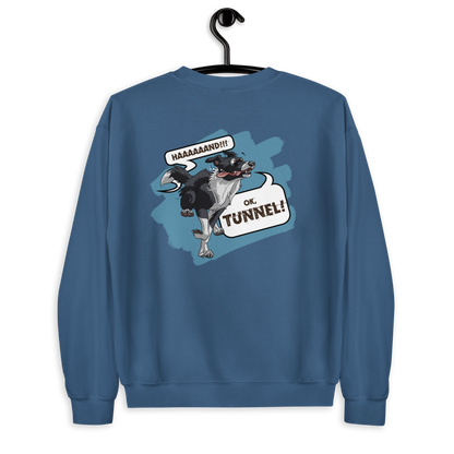 Unisex-Pullover "Tunnel Border Collie"