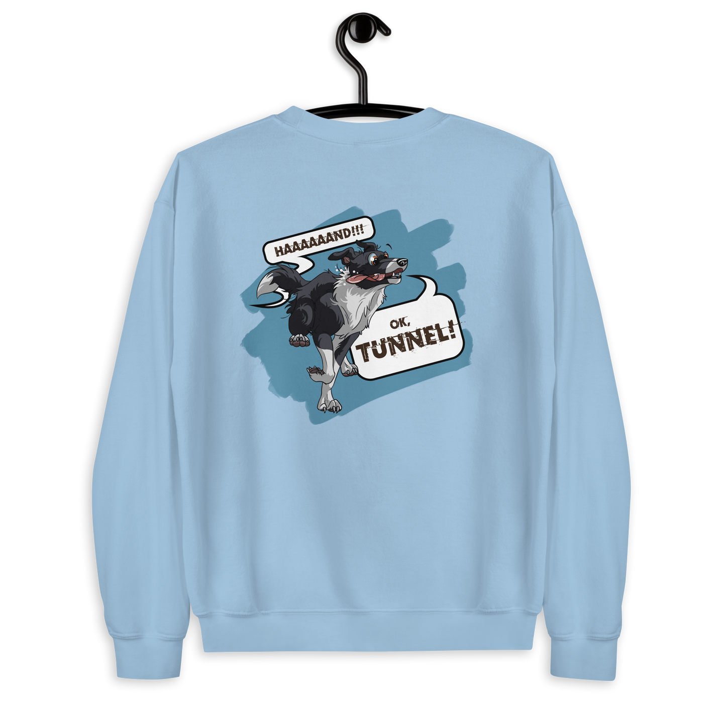 Unisex-Pullover "Tunnel Border Collie"