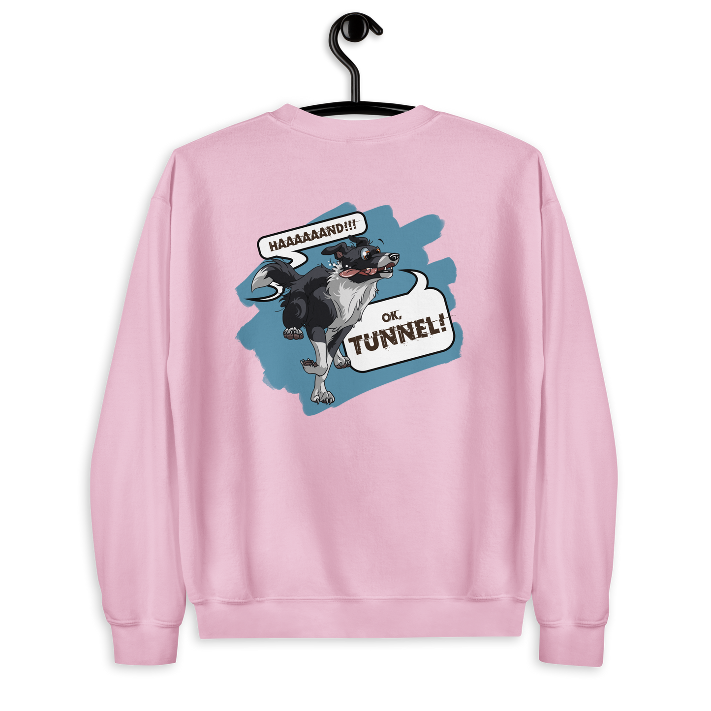 Unisex-Pullover "Tunnel Border Collie"