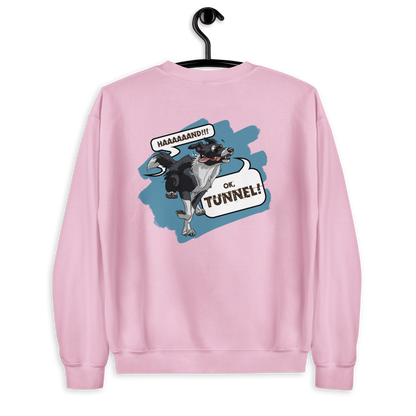 Unisex-Pullover "Tunnel Border Collie"