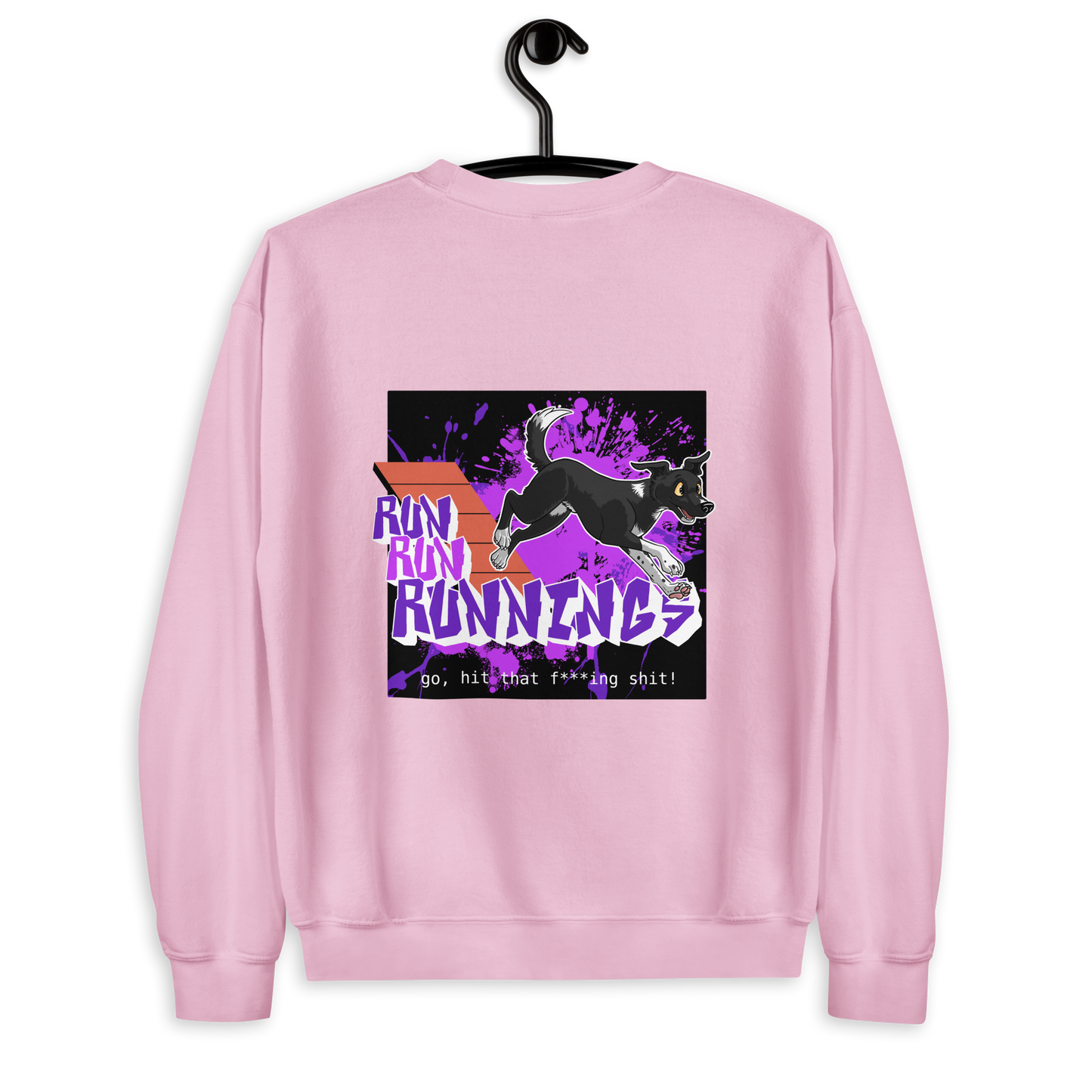 Unisex sweater "Runnings Pink"