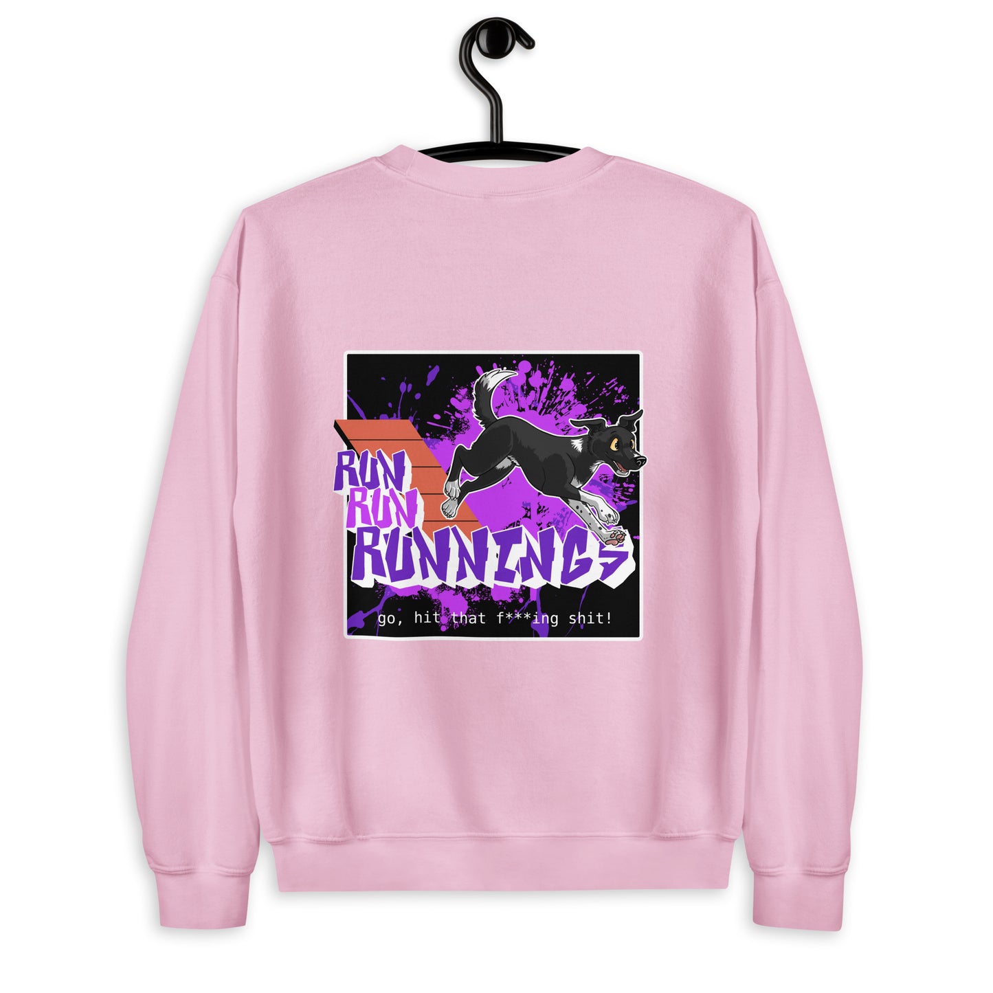 Unisex sweater "Runnings Pink"