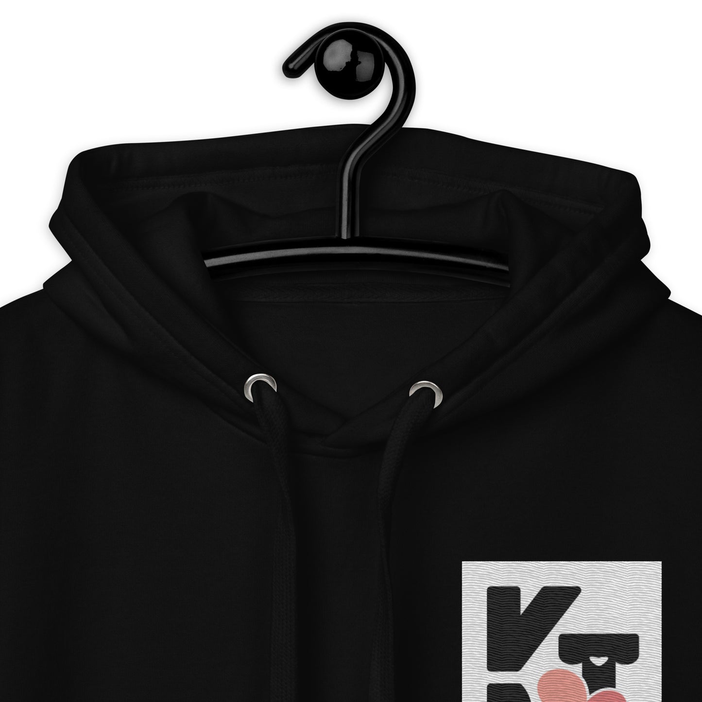 Unisex-Kapuzenpullover "Shake it" mit Klexgetier-Logo und Taschen