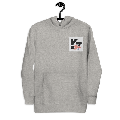 Unisex-Kapuzenpullover "Tunnel is Love" von Klexgetier - modisches Sweatshirt mit stilvollem Logo für Hundeliebhaber und Sportbegeisterte im Agility-Sport.