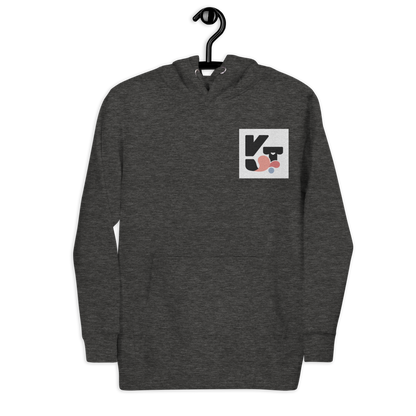 Hoch wärmender Unisex-Kapuzenpullover "Heartwarming" von Klexgetier mit grafischem Logo-Print