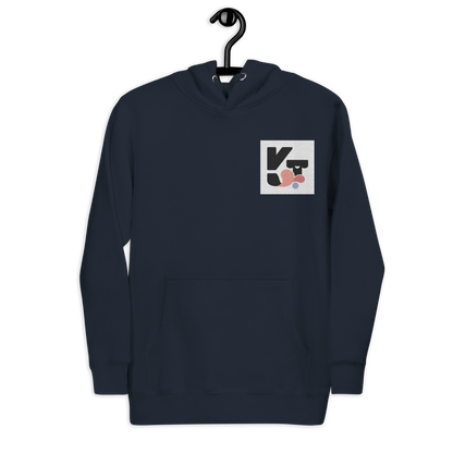 Unisex-Kapuzenpullover mit abstrakter Grafik von "Klexgetier"