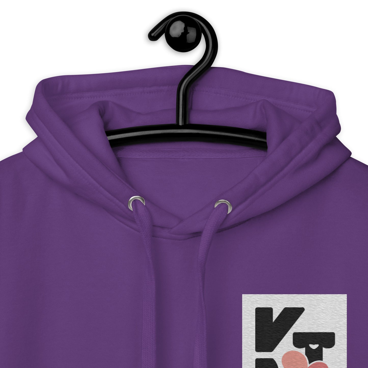 Lila Unisex-Kapuzenpullover "Runnings Pink" der Marke Klexgetier