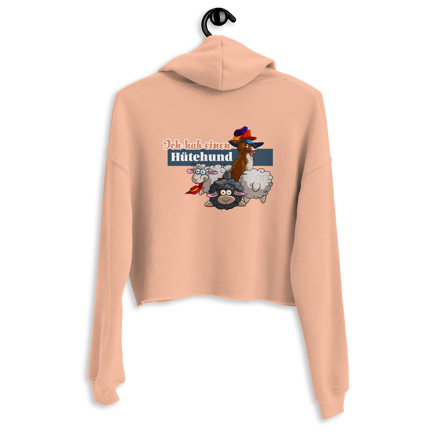 Altmodischer Hütehund-Crop-Hoodie: Sportliche und stilvolle Kleidung für Hundebesitzer und Agility-Fans aus dem Webshop Klexgetier.